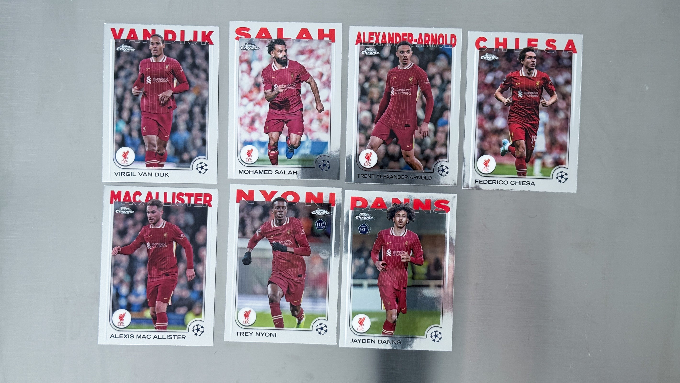 2024-25 Topps Chrome UEFA Club Competitions - Liverpool FC